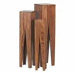 Kadima Design Beistelltisch, Braun, Holz, Echtholz, Rechteckig,Rechteckig,