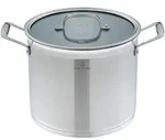 Chef Cuisine Gem&uuml;setopf, Edelstahl, Transparent, Metall, Glas, 9 L, rund,...