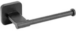 Wenko Toilettenpapierhalter Porto Matt, Schwarz, Metall, 5.5x7.5x16.5 cm,...