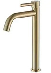 Waschtischarmatur, Gold, Metall, 9.6x21x30.7 cm, Badezimmer, Waschbecken & Armaturen,