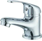 Waschtisch-Einhebelarmatur, Silber, Metall, 8x5x10.5 cm, Badezimmer,...