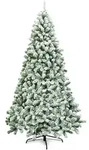 Costway Weihnachtsbaum, Gr&uuml;n, Kunststoff, 225 cm, Dekoration,...