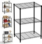 Relaxdays Regal, Schwarz, Metall, Kunststoff, 56x84x35 cm, Wohnzimmer, Regale,