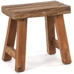 Design Delights Hocker, Natur, Holz, 42x41x29 cm, Wohnzimmer, Hocker, Sitzhocker