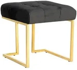 Kayoom Hocker, Schwarz, Metall, quadratisch, 48x48x48 cm, Wohnzimmer, Hocker,