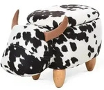 Homcom Tierhocker,, Mehrfarbig, Textil, 35x36x62 cm, Wohnzimmer, Hocker, Sitzhocker