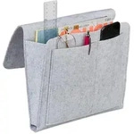 Relaxdays Betttasche, Grau, Textil, Schlafzimmer, Betten