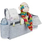 Relaxdays Betttasche, Grau, Textil, Schlafzimmer, Betten