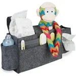 Relaxdays Betttasche, Anthrazit, Textil, Schlafzimmer, Betten
