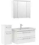 Pelipal Badezimmer Balto, Wei&szlig; Hochglanz, Wei&szlig;, Holzwerkstoff, 4-teilig, 7 F&auml;cher,
