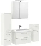Pelipal Badezimmer 6005, Wei&szlig; Hochglanz, Wei&szlig;, Holzwerkstoff, 5-teilig, 5 F&auml;cher,
