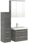 Pelipal Badezimmer Balto, Graphit, Holzwerkstoff, 4-teilig, 4 F&auml;cher, 2