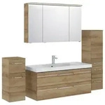Pelipal Badezimmer Balto, Eiche, Holzwerkstoff, 5-teilig, 9 F&auml;cher, 2 Schublade(n),5