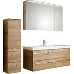 Pelipal Badezimmer Balto, Eiche, Holzwerkstoff, 4-teilig, 8 F&auml;cher, 2 Schublade(n),4