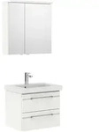 Pelipal Badezimmer Balto, Wei&szlig; Hochglanz, Holzwerkstoff, 3-teilig, 2 F&auml;cher, 2