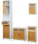 MCW Badm&ouml;bel, Braun, Holz, 40x180x31 cm, Badezimmer, Badm&ouml;belsets &