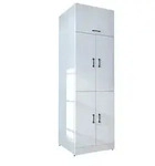 Waschmaschinenschrank, Wei&szlig;, Holzwerkstoff, 70x230x74 cm, Waschk&uuml;che,