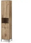 Vicco Badschrank, Eiche, Holzwerkstoff, 4 F&auml;cher, 1 Schubladen, Rechteckig,