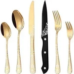 Besteckset, Gold, Metall, Essen & Trinken, Besteck, Besteck-Sets