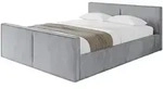Altdecor Polsterbett, Hellgrau, Textil, 180x200 cm, Schlafzimmer, Betten,