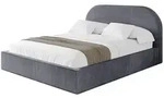 Altdecor Polsterbett, Dunkelgrau, Textil, H3 + H4, 120x200 cm, Schlafzimmer,...