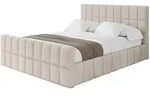 Altdecor Polsterbett, Beige, Textil, H3 + H4, 160x200 cm, Schlafzimmer, Betten,
