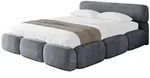 Altdecor Polsterbett, Dunkelgrau, Textil, H3 + H4, 120x200 cm, Schlafzimmer,...
