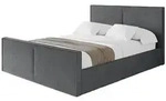 Altdecor Polsterbett, Anthrazit, Textil, 180x200 cm, Schlafzimmer, Betten,