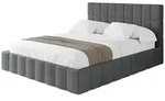 Altdecor Polsterbett, Anthrazit, Textil, H3 + H4, 140x200 cm, Schlafzimmer,...