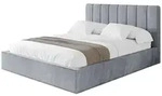 Altdecor Polsterbett, Grau, Textil, 140x200 cm, Schlafzimmer, Betten,...
