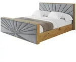 Altdecor Polsterbett, Grau, Textil, 160x200 cm, Schlafzimmer, Betten,...