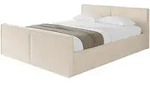 Altdecor Polsterbett, Creme, Textil, H3 + H4, 160x200 cm, Schlafzimmer, Betten,