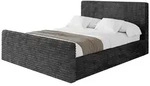 Altdecor Polsterbett, Schwarz, Textil, 160x200 cm, Schlafzimmer, Betten,