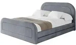 Altdecor Polsterbett, Grau, Textil, 200x200 cm, Schlafzimmer, Betten,...