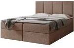 Mirjan24 Boxbett, Braun, Textil, H&ouml;he ca. 16 cm, Rechteckig, 140x200 cm,