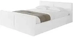 Altdecor Polsterbett, Wei&szlig; Hochglanz, Textil, 140x200 cm, Schlafzimmer, Betten,