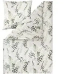 Estella Bettw&auml;sche Atelier, Gr&uuml;n, Textil, Floral, 155x220 cm, b&uuml;gelfrei,