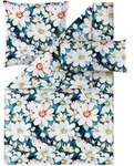 Estella Bettw&auml;sche Atelier, Petrol, Textil, Floral, 135x200 cm, pflegeleicht,