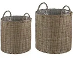 Beliani Blumenkorb, Braun, Kunststoff, 54 cm, Dekoration, Blumen & Zubeh&ouml;r,