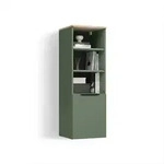 Livinity&reg; Universalschrank, Gr&uuml;n, Holzwerkstoff, 4 F&auml;cher, Rechteckig,...