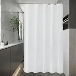 Duschvorhang, Wei&szlig;, Textil, 120x180 cm, Badtextilien, Duschvorh&auml;nge