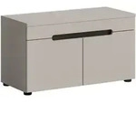 Mid.you Garderobenbank, Grau, Kaschmir, Kunststoff, 80x45x37 cm, erweiterbar,