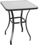 Okwish Gartentisch, Natur, Metall, 68.5x84x68.5 cm, Gartenm&ouml;bel, Gartentische,