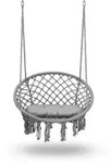 H&auml;ngesessel, Grau, Metall, 80x39x63 cm, Gartenm&ouml;bel, H&auml;ngesessel