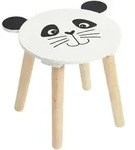 Home Styling Collection Kinderhocker, Wei&szlig;, Holzwerkstoff, 28x27x28 cm, Kinderzimmer