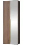 Mirjan24 Kleiderschrank, Nussbaum, Kunststoff, Rechteckig,Rechteckig, 70x200x42 cm,