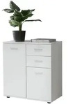 Kadima Design Kommode, Wei&szlig;, Kunststoff, 2 Schubladen, Rechteckig, 71x78x36 cm,
