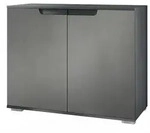 Vladon Kommode, Dunkelgrau, Holzwerkstoff, 92.5x75.5x35 cm, Wohnzimmer,...