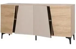 MCW Sideboard, Eiche Wotan, Holz, 160x80x42 cm, Wohnzimmer, Kommoden &...