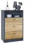Vladon Kommode, Eiche, Holzwerkstoff, 56x86.5x36 cm, Wohnzimmer, Kommoden &